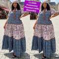 Robe tendance avec foulard assorti 2