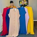 Chic robe longue manches courtes 1