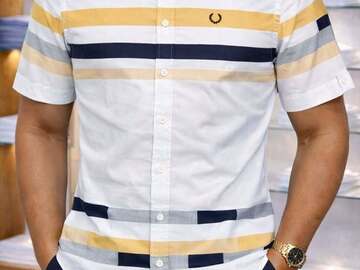 CHEMISES MANCHE LONGUE ET COURTE 100% COTON