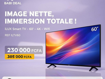 TV iLUX Smart 60” 4K Wifi