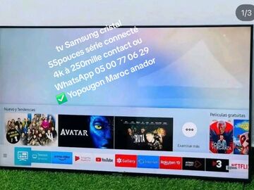 Tv Samsung cristal 55pouces série 7 connecté 4k
