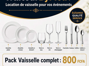 Location de vaisselle pour événements